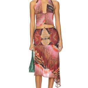 Feners Top & Midi Skirt in Fiesta Day